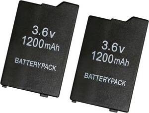 PSP2000/3000 battery pack 2 piece set ......(Wistaria)a loan (Allone) PSP2000/3