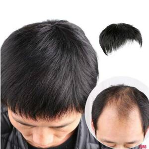  top cover men's person wool 100% wig part wig clip 4. base 13×14cm usually using light wool white ... hair removal . natural black 