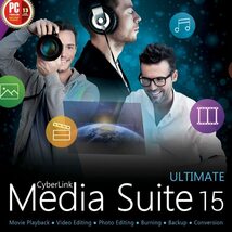 [DL版/OEM版] Cyberlink Media Suite 15 Ultimate + PowerDirector 18 Ultra 日本語版　検：DVD ブルーレイ 作成 変換_画像1
