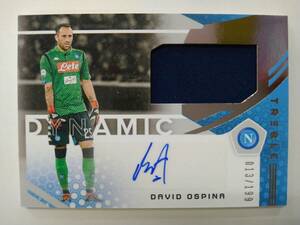 PANINI 2018-19 TREBLE SOCCER No.D-DA DAVID OSPINA DYNAMIC JERSEY AUTOGRAPH 013/199 特価 ダビド オスピナ 直筆サイン AUTO 