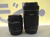 Canon デジタル一眼レフカメラ EOS Kiss X10 EF-S 18-55 55-250 IS STM KIT 動作確認済 予備バッテリー付 特価即決 ダブルズームキット_画像7