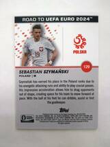 TOPPS 2023 PRISTINE Road to UEFA EURO 2024 BASE No.129 SEBASTIAN SZYMANSKI GOLD PARALLEL 15/50 特価 セバスティアン シマンスキ_画像2