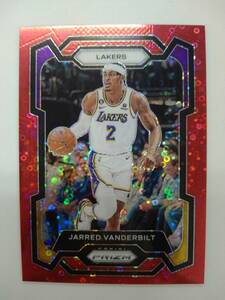 PANINI 2023-24 PRIZM BASKETBALL No.202 JARRED VANDERBILT RED DISCO 049/100 特価 23-24 NBA ジャレッド バンダービルト