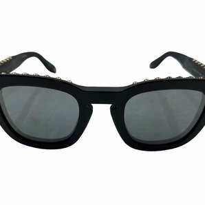 極美品 Givenchy ジバンシィ サングラス ブラック メガネ 眼鏡 スタッズサングラス GV 7006/S 807T4 4824 145 本体 ブランド 箱付きの画像2