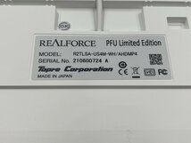 美品 REALFORCE TKL R2TLSA-US4M-WH キーボード ホワイト Mac向け 英語配列 APC機能 省スペース テンキーレス Nキーロールオーバー 本体_画像9