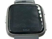 fitbit versa フィットビット スマートウォッチ FB505 グレーベルト シルバーアルミニウムケース FB505SRGY-CJK 腕時計 本体 高性能 高品質_画像2