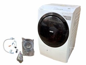  beautiful goods HITACHI Hitachi big drum BD-SX110GL white drum type laundry dryer 2022 year made body life consumer electronics detergent automatic input 11.6. shop front pickup possible 