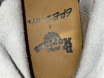 DR.MARTENS×GREZ ドクターマーチン ブーツ ショート レザー 総柄 トラ柄 虎 レディース 25cm 靴 メンズ ホワイト UK6 1/2 本体 お洒落_画像9