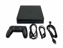 ■【美品】SONY ソニー PS4本体 CUH-2000B 1TB PlayStation4 プレステ4 ジェット・ブラック プレイステーション4 コントローラー付 動作品_画像1