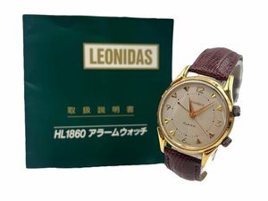 LEONIDAS レオニダス HL1860 腕時計 アラームウォッチ 手巻き式 メンズ 自動巻 本体 男性 ファッション 小物 お洒落 高級感 オシャレ