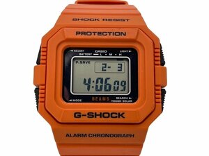 ■【美品】CASIO カシオ G-SHOCK 腕時計 G-5500BE 本体のみ BEAMS ビームスコラボ オレンジ ジーショック 別注品 記念モデル 限定 希少