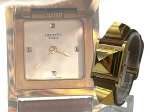 HERMES Hermes me кукла ME1.201 GP QZ белый циферблат квадратное женский кварц наручные часы бренд часы высококлассный часы модный стильный 