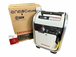 美品 Honda ポータブル発電機 enepo エネポ EU9iGB JET TOYODENSO 本体 非常用電源 アウトドア カsetボンベ 900VA 単相100V用コンセント