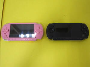 067) 中古 PSP (プレイステーションポータブル) 2台セット