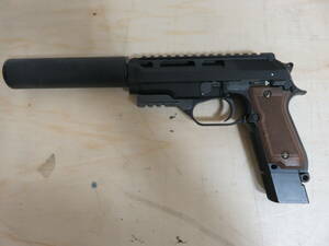 123) operation not yet verification Tokyo Marui electric hand gun Beretta M93R magazine is stockout 