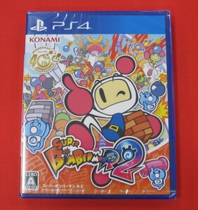 056) unopened PS4 soft super Bomberman R 2