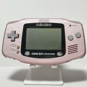 動作確認済み ゲームボーイアドバンス ハローキティ ピンク 本体 AGB-001 (GBA/GAMEBOY ADVANCE/Nintendo/Hello Kitty)