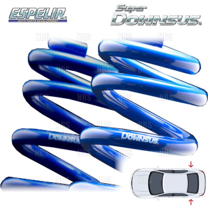 ESPELIR エスペリア スーパーダウンサス (リア) NOTE (ノート オーテック) E12/HE12 HR12DE H30/7~ 2WD車 (ESN-6722R