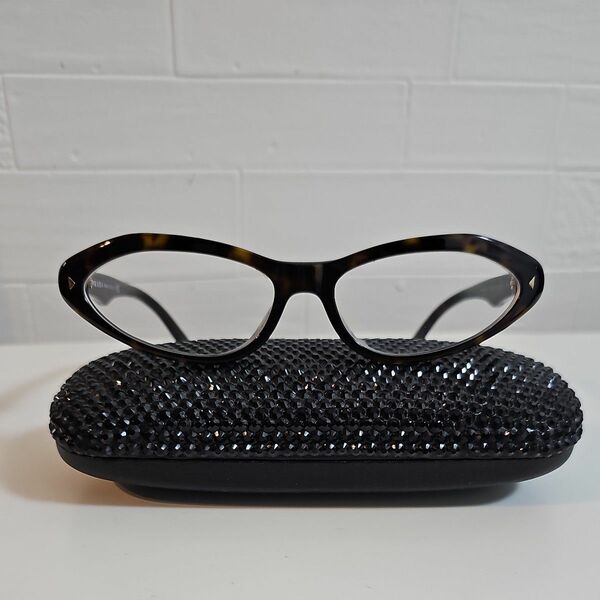 PRADA 眼鏡 メガネ アイウェア 個性的 べっ甲柄