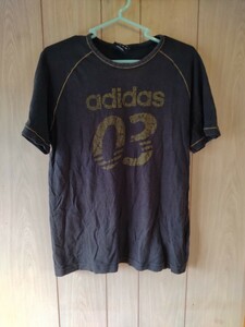 adidas　アディダス　Ｔシャツ　ブラック　ご新規歓迎！