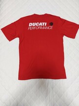 DUCATI Tシャツ 赤 S ドゥカティパフォーマンス　ギリシャ製_画像4