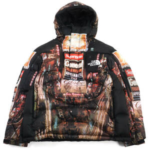 極美品○シュプリーム ザ・ノースフェイス ND52205I 定価80300円 22AW 800-Fill Half Zip Hooded Pullover ダウンジャケット M 正規品