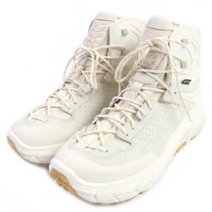 未使用品□HOKA ONE ONE/ホカオネオネ 1129958 TOR ULTRA HI GORE-TEX ダッドシューズ ハイカットスニーカー エッグノッグ/ガム 28.5cm