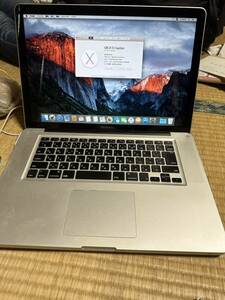 MacBookPro Core i7 15.4インチ　8GB(4GB×2)/500GB 動作訳あり品