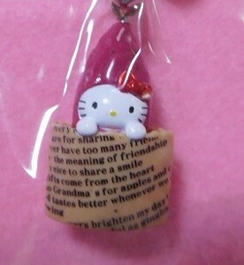 * редкость *2005*. . ослабленное крепление .. осенний тест . жарение клубень VERSION Hello Kitty netsuke * ремешок *