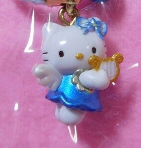 * редкость *2007* цветок . Angel ( голубой ) VERSION Hello Kitty netsuke * ремешок *