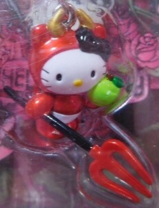 * редкость *2006* De Ville серии Apple VERSION Hello Kitty застежка-молния эмблема * netsuke 