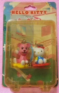 * редкость *2004* post домашнее животное сотрудничество VERSION Hello Kitty ремешок * netsuke 