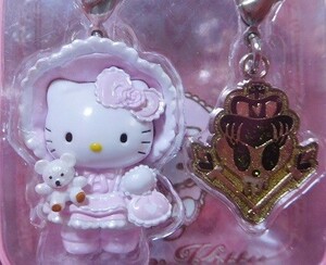 * очень редкий *2006*.книга@... сотрудничество Лолита VERSION Hello Kitty пара застежка-молния эмблема * netsuke 