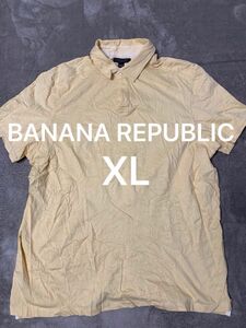 【BANANA REPUBLIC】メンズ　半袖ポロシャツ