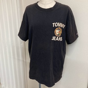 TOMMY JEANS トミージーンズ　半袖Tシャツ　ロゴTシャツ　ブラック メンズ　M