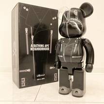 ベアブリック BE@RBRICK 400% 28cm エイプ ネイバーフッド _画像1