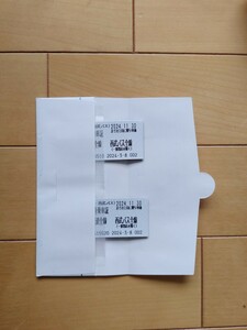  ordinary mai if free shipping Seibu railroad stockholder hospitality get into car proof passenger ticket 20 sheets 