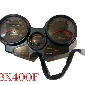 1型 CBX400F CBX550F リプロメーター ユニットASSY☆新品★純正風メーター★インジケーターハーネス付き★バイク パーツ 送料無料!!