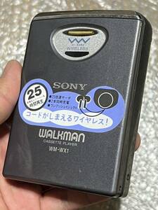 SONY WM-WX1 ソニー カセットプレーヤー WALKMAN カセットプレーヤー ウォークマン　未確認ジャンク(FB-NH8)