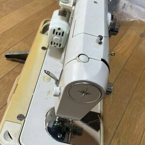 ミシン JANOME ジャノメ MODEL 672 手工芸 アンティーク 昭和レトロ 通電のみ確認済みの画像6