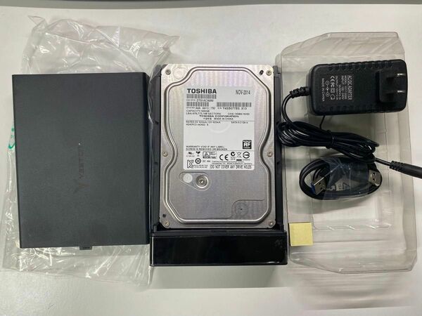 内臓HDD HDD ケース 3.5インチ USB 3.0 - SATA 2.5SATA 最大20T TOSHIBA 500G