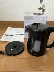 美品　ニトリ　電気ケトル　900W　１.0L 空焚き防止　自動電源OFF　付属品完品