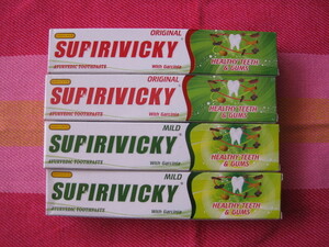 SIDDHALEPA spill vi  key tooth paste 70g×4ps.@ original &MILD Sri Lanka!a-yuruve-da is migakik