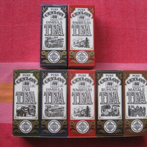 MlesnA セイロンティ 地域限定紅茶　スリランカ産 5種（7箱） ムレスナ紅茶 ヌワラエリヤ、ディンブラ、ウヴァ、ルフナ、マータレ