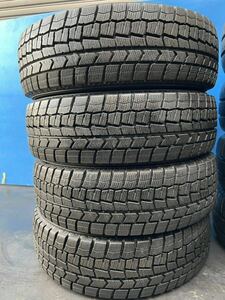 【DUNLOP WINTERMAXXダンロップ】《175/65R15 84Q》20年製【送料無料※一部地域有料】中古スタッドレスタイヤ4本セット◆バリ山◆