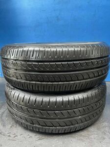 【YOKOHAMA BluEarthヨコハマ】《215/60R16 95H》22年製【送料無料※一部地域有料】中古タイヤ2本セット ◆バリ山◆