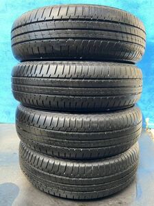 【BRIDGESTONE ecopia NH200C】《155/65R13 73S》22年製【送料無料※一部地域有料】中古タイヤ4本◆残溝7割◆値下げ◆