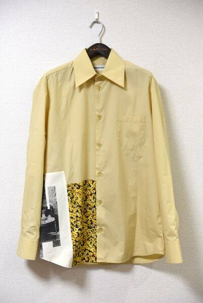 NAMACHEKO 2023S/S BOHAZ SHIRT YELLOW サイズS ナマチェコ 黄色長袖シャツ