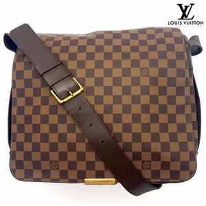 美品！　LOUIS VUITTON ルイヴィトン ダミエ エベヌ バスティーユ ショルダーバッグ E37