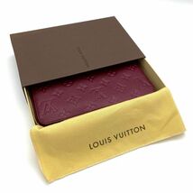 LOUIS VUITTON ルイヴィトン モノグラム アンプラント ジッピーウォレット ラウンドファスナー　ボルドー　オロール E33_画像3